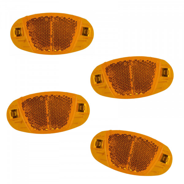 Speichenstrahler-Paar , Metalklammer 4-er Pack