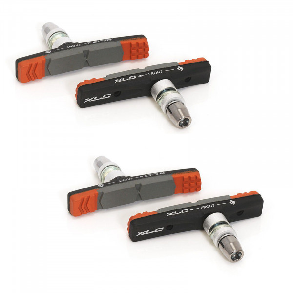 XLC Bremsschuhe V-Brake BS-V09 70mm Inbus 3-farbig 4-er Set