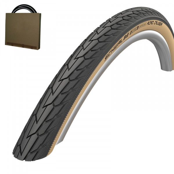 Schwalbe Reifen Road Cruiser HS484 GREEN 26x1.75 | 47-559 schwarz/braun