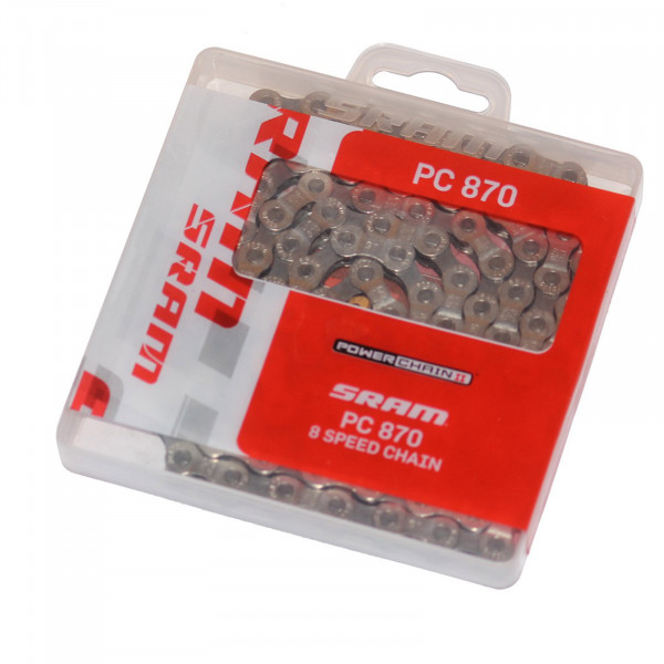 SRAM Kette PC 870 6-/7-/8- fach 114 Glieder silber
