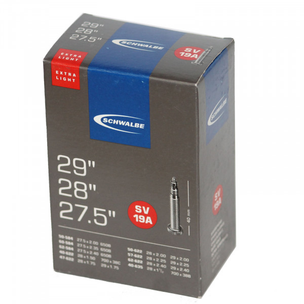 Schwalbe Schlauch EXTRALIGHT 27,5/28/29" SV19A Scaverand 40mm