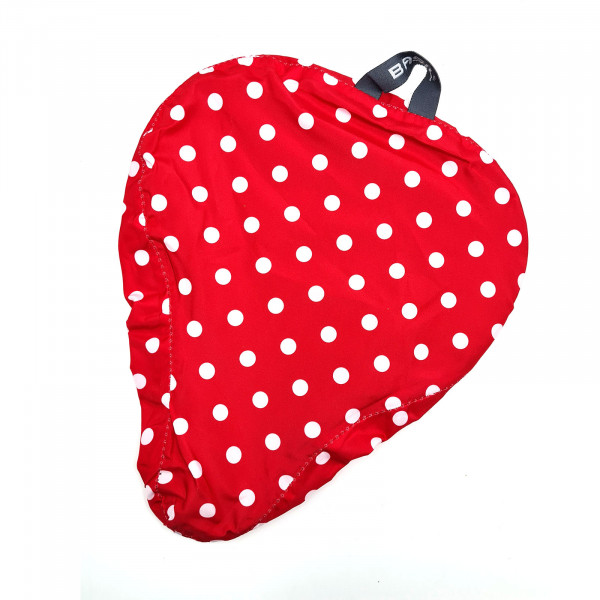 Basil Sattelüberzug Rosa rot/weiß