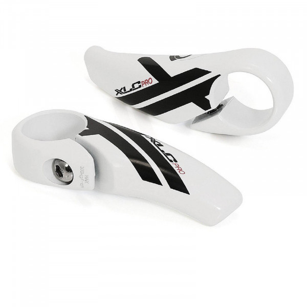 XLC Bar-Ends PRO BE-A14 83mm Alu weiß
