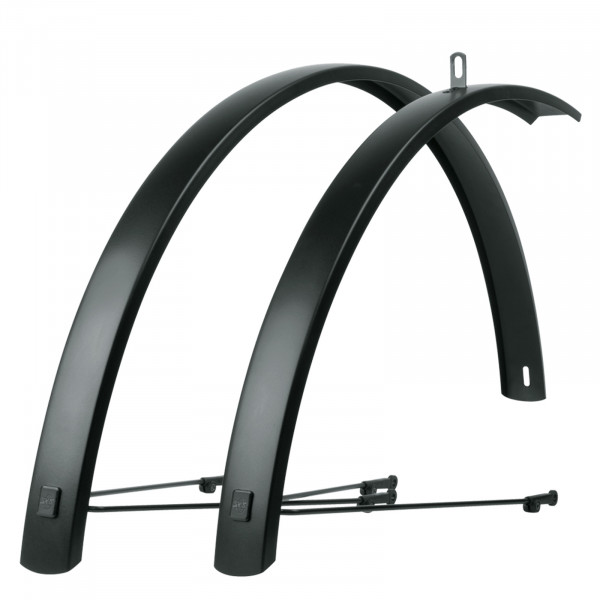 SKS Schutzbleche Aluminium EDGE AL 28"/46 mm schwarz matt