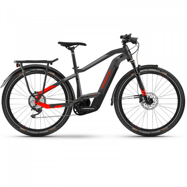 HAIBIKE E-Bike 27,5 Trekking 9 i625Wh Bosch 11-Gg. Deore anthracite/rot M 2021