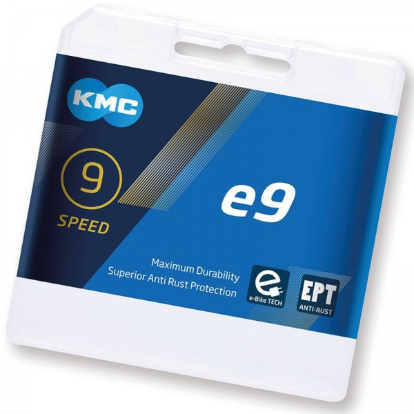 KMC Kette e9 EPT 1/2" x 11/128" 136 Glieder 6,6mm E-Bike AntiRost