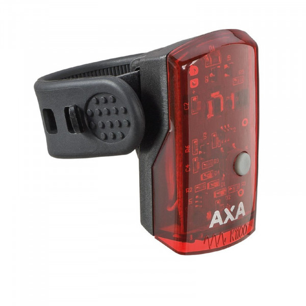 AXA Akku-Rücklicht 1-LED schwarz inkl. USB Kabel