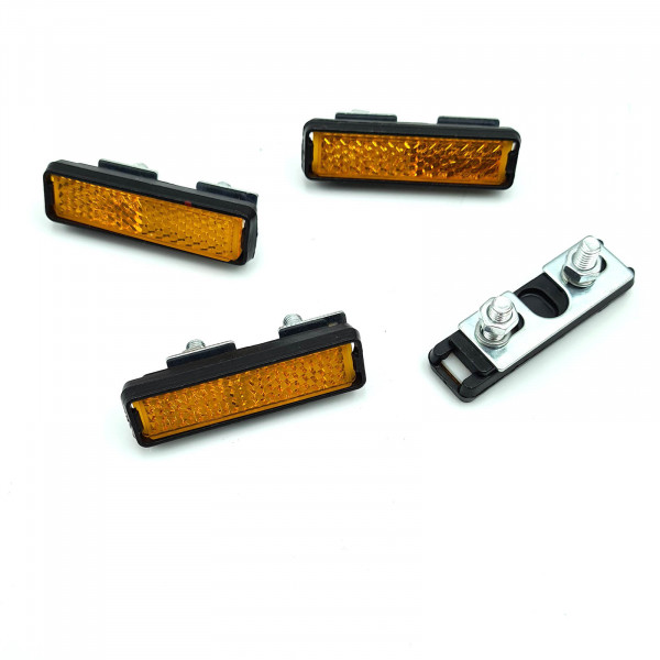 Pedalreflektoren zum schrauben 4er-Satz