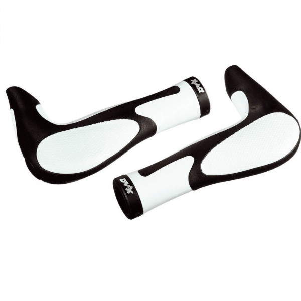 Ergotec Lenkergriffe Ergo AKSB09 138mm Kraton/Gel schwarz/weiß