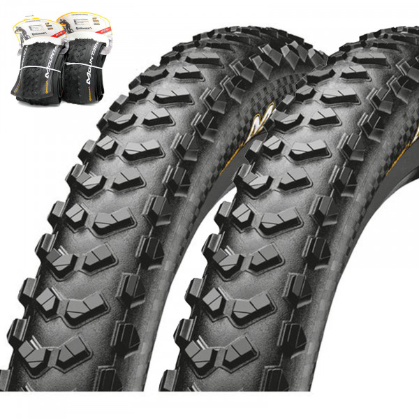 2x Continental Reifen Mountain King FALTBAR 27,5x2.80 | 70-584 schwarz