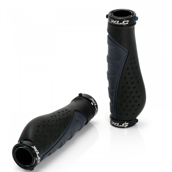 XLC Lenkergriffe GR-S07 Ergo 140mm schwarz/grau m. Schraubensicherung