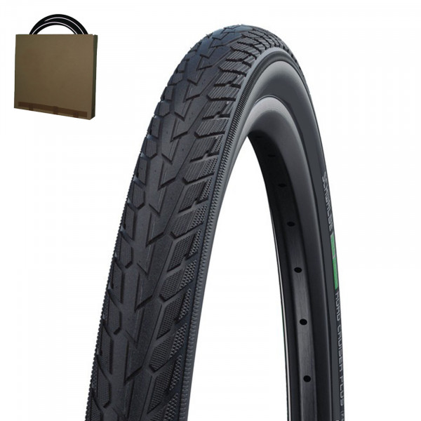 Schwalbe Reifen Road Cruiser HS484 GREEN 32-622 | 28x1.25 schwarz