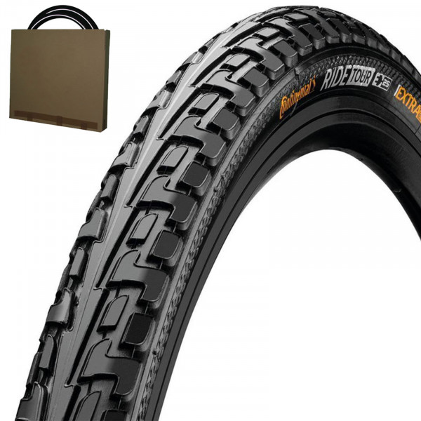 Continental Reifen Ride Tour 12-28 Zoll schwarz m/o Reflex