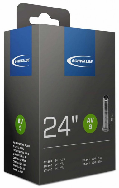 Schwalbe Schlauch 24 Zoll AV 9 28/47-507/541