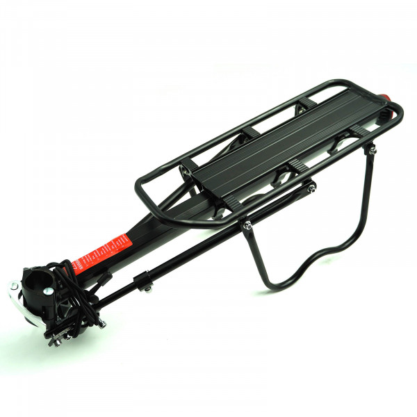 Gepäckträger f. Sattelstütze Alu Seitenhalter mit/ohne Streben schwarz