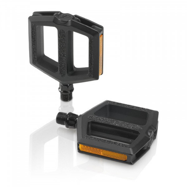 XLC Kinder & Jugend Pedale PD-C11 9/16 schwarz m. Reflektor
