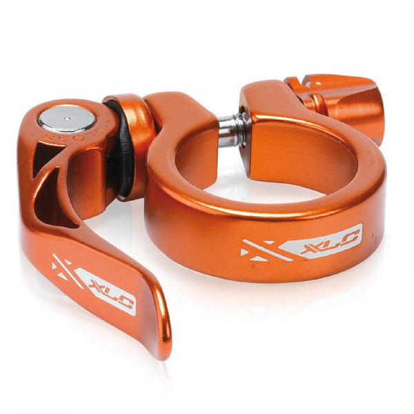 XLC Sattelklemme PC-L04 m. Schnellspanner 31,8mm orange