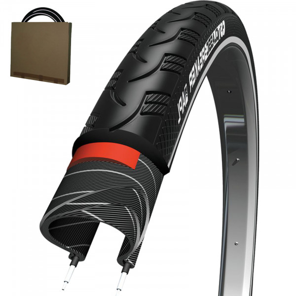 CST Reifen Classic Breaker 26-28" Reflex schwarz Pannenschutz