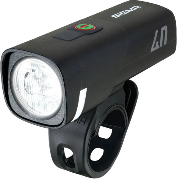 Sigma LED Akku Scheinwerfer Aura 40 USB 40 Lux mit Lenkerhalter