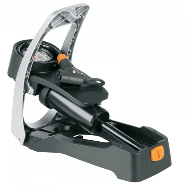 SKS Fußtretpumpe Airstep mit Manometer schwarz 7 bar