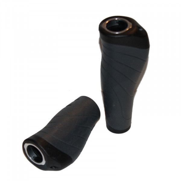 XLC Lenkergriffe GR-S04 135/92mm Schraubensicherung schwarz/grau