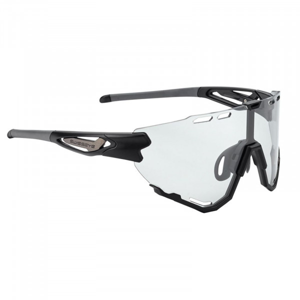 Swisseye Sonnenbrille Mantra Rahmen schwarz matt-anthrazit / PhotoChromic grau smoke 1-3