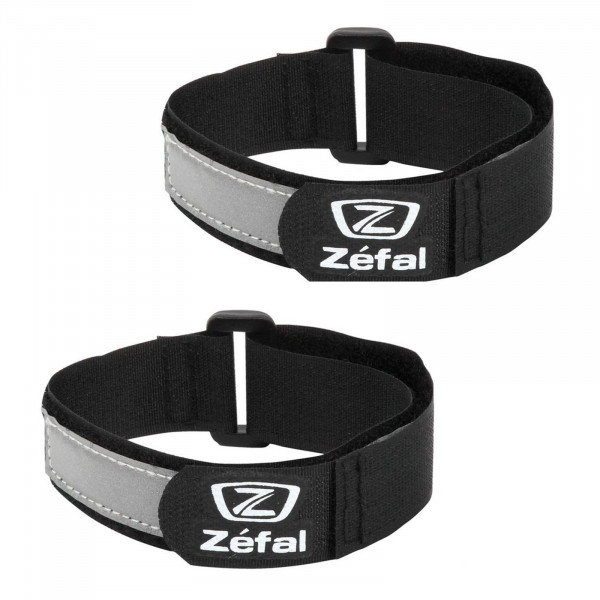 Zefal Hosenband Doowah schwarz mit Reflexstreifen