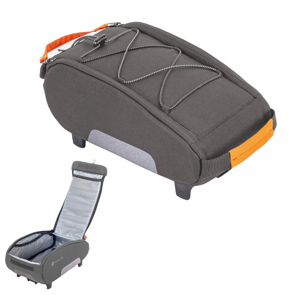 Racktime System-Gepäckträgertasche YOSHI anthrazit inkl. Snapit