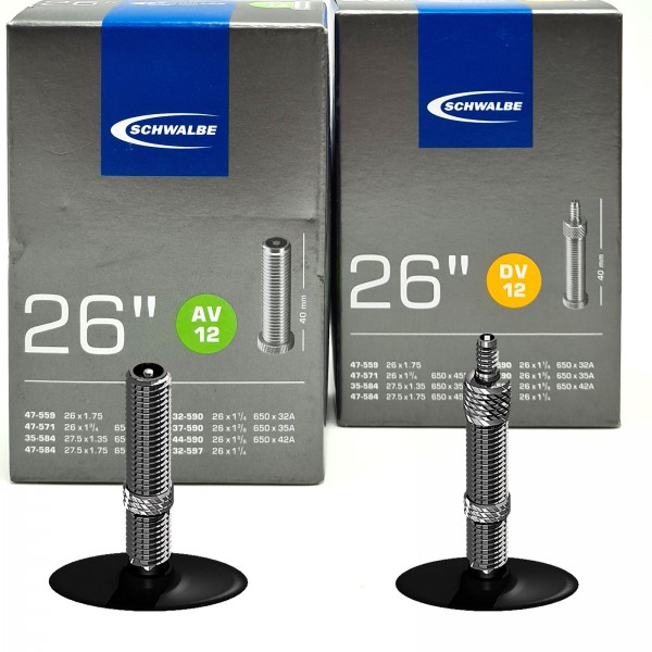 Schwalbe Schlauch 26 Zoll 26x1 1/8-1.75 32/47-559/597 DV12, AV12