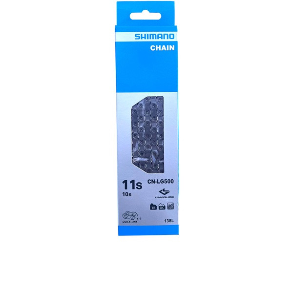 Shimano Kette LINKGLIDE 9/10/11-fach CN-LG500 138-Glieder Kettenschloss
