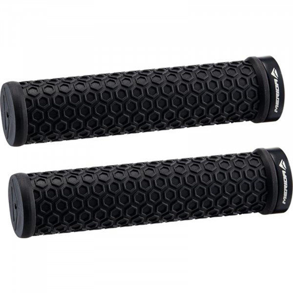 Merida Fahrrad Griffe mit Klemmring schwarz/schwarz